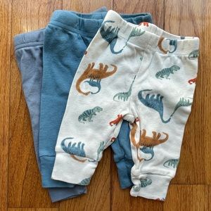 Carters Just One You Baby boy 3pk Dino pants